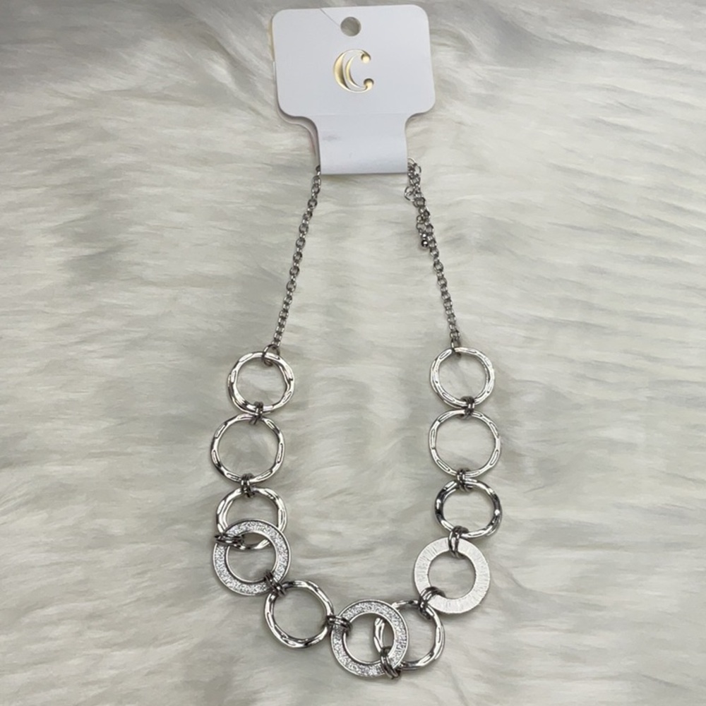 Silver Chain Link Necklace